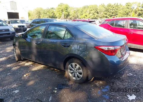 2016 Toyota Corolla Le from USA, damaged, VIN 2T1BURHE1GC715306
